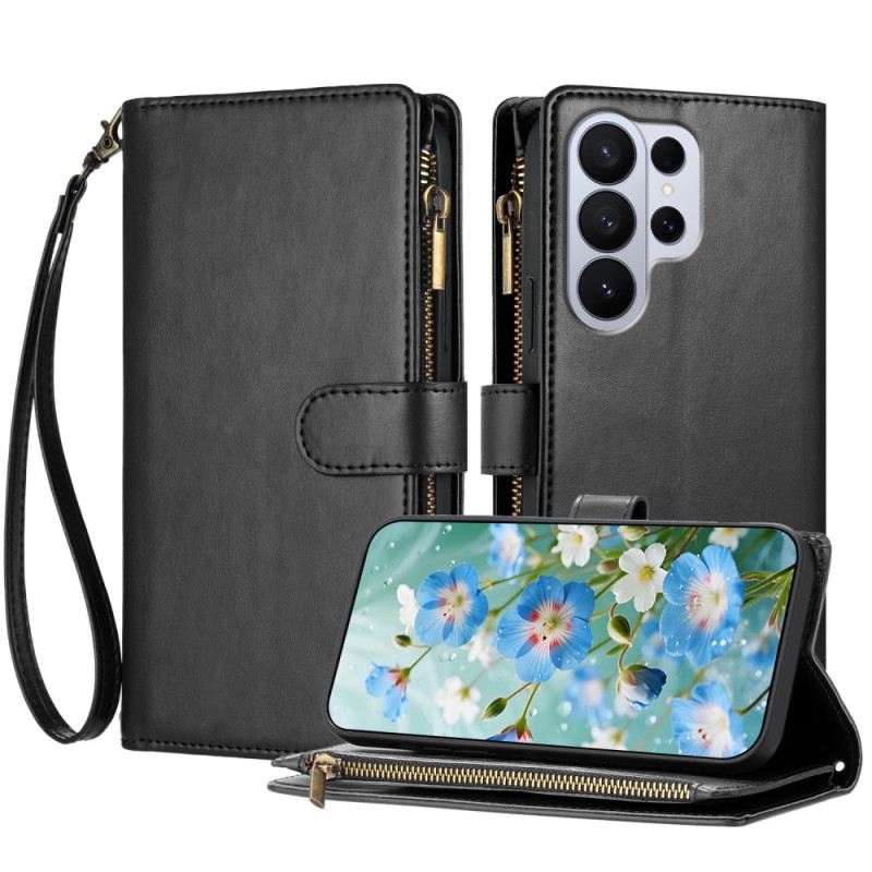 Lederhüllen Samsung Galaxy S26 Ultra Klassische Geldbörse