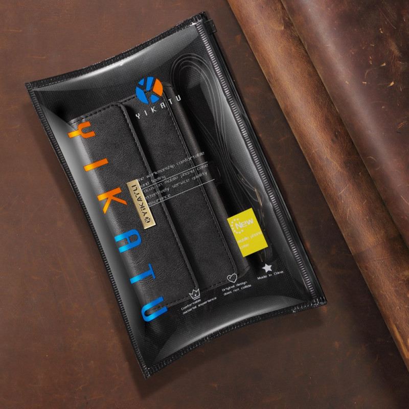 Lederhüllen Samsung Galaxy S26 Ultra Vintage-geldbörse Mit Schulterriemen