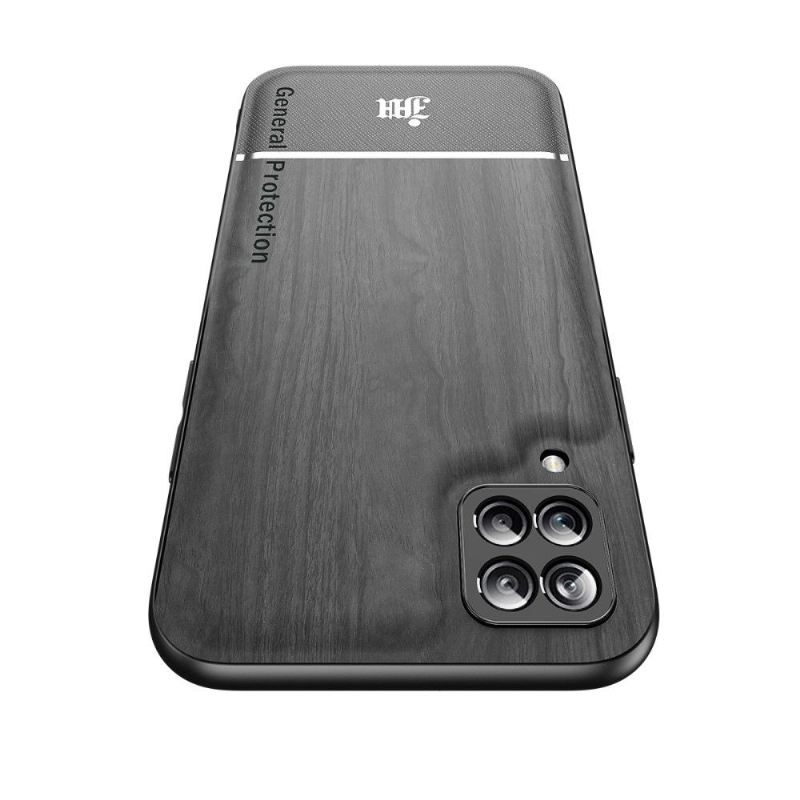Handyhülle Für Samsung Galaxy A12 Holz Im Schicken Stil