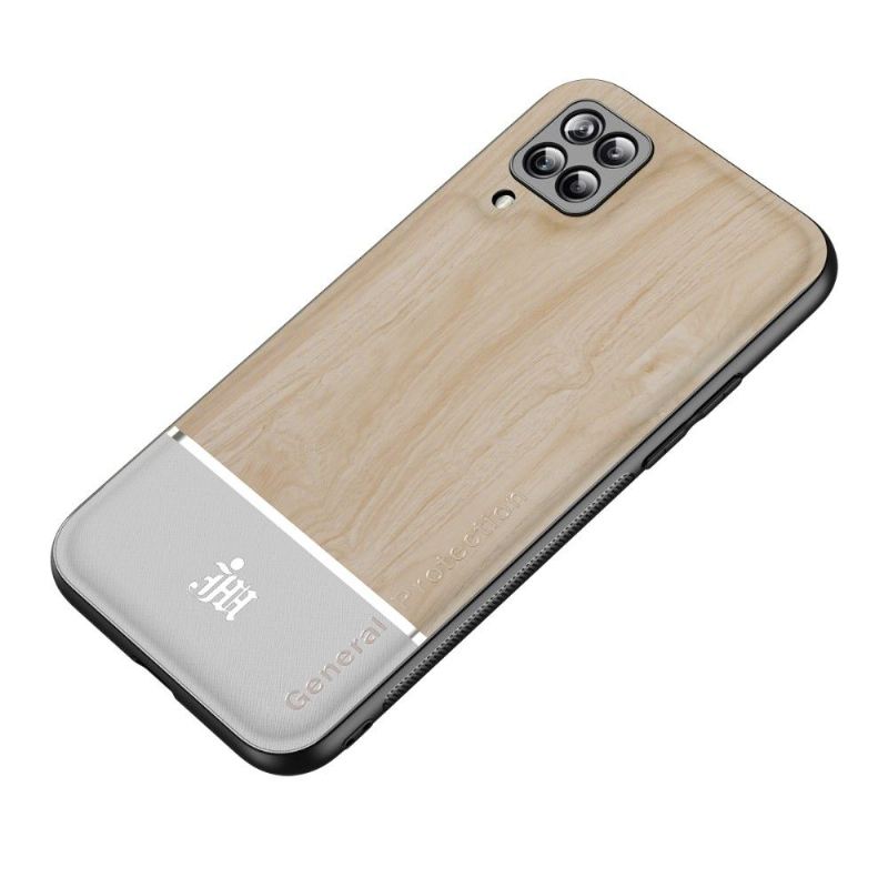 Handyhülle Für Samsung Galaxy A12 Holz Im Schicken Stil