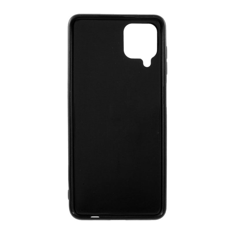 Hülle Für Samsung Galaxy A12 Kohlefaserbeschichtung