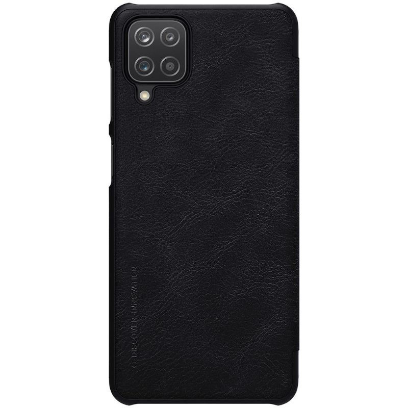Lederhüllen Für Samsung Galaxy A12 Schutzhülle Qin-serie Ledereffekt
