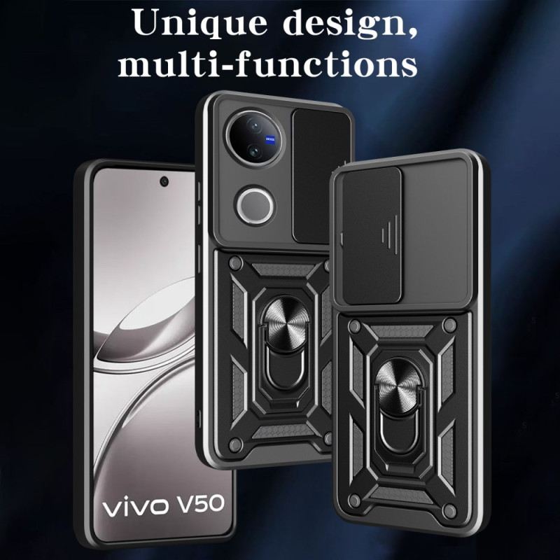 Hülle Für Vivo V50 5g Schiebe-kameraabdeckung Und -halterung