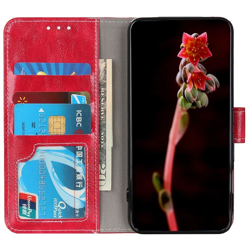 Lederhüllen Für Motorola Moto G200 5G Luxuriöse Nähte In Lederoptik