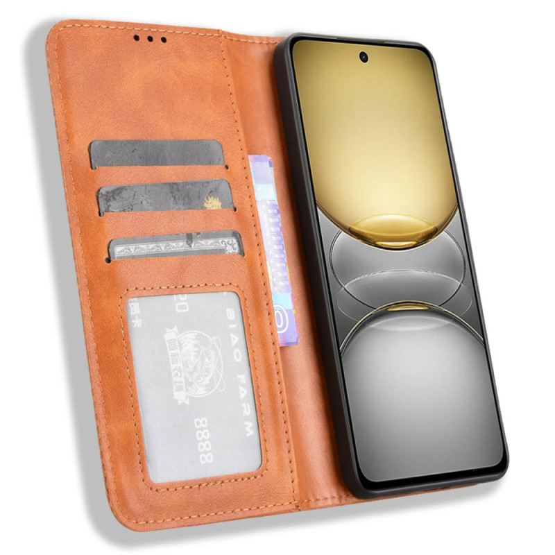 Flip Case Für Realme C75 Vintage-bordüre