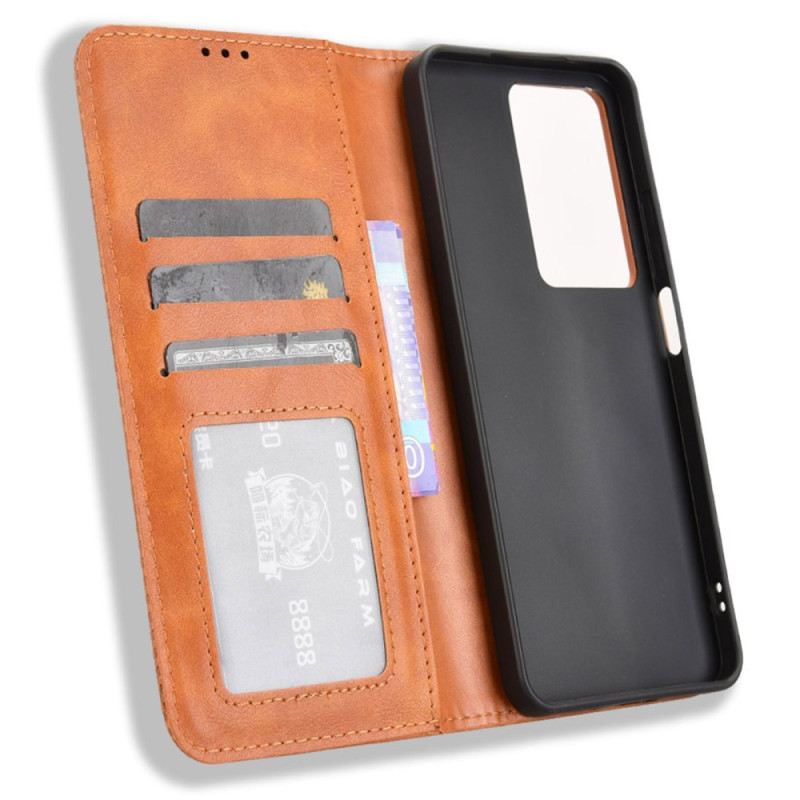 Flip Case Für Realme C75 Vintage-bordüre