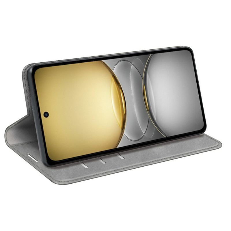 Flip Case Realme C75 Handyhülle Lederoptik