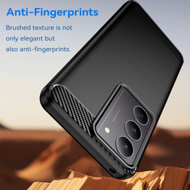 Hülle Realme C75 Gebürstete Kohlefaser