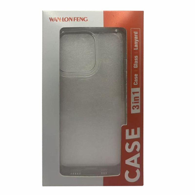 Hülle Realme C75 Handyhülle Transparent Mit Displayschutzfolie Aus Gehärtetem Glas