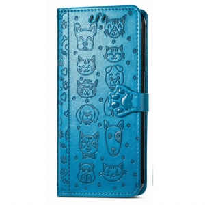 Lederhüllen Für Realme C75 Animierte Tiere