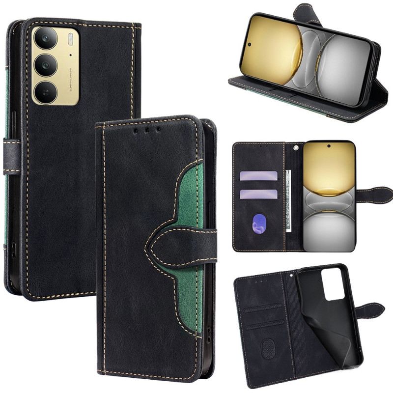 Lederhüllen Realme C75 Blumenmuster