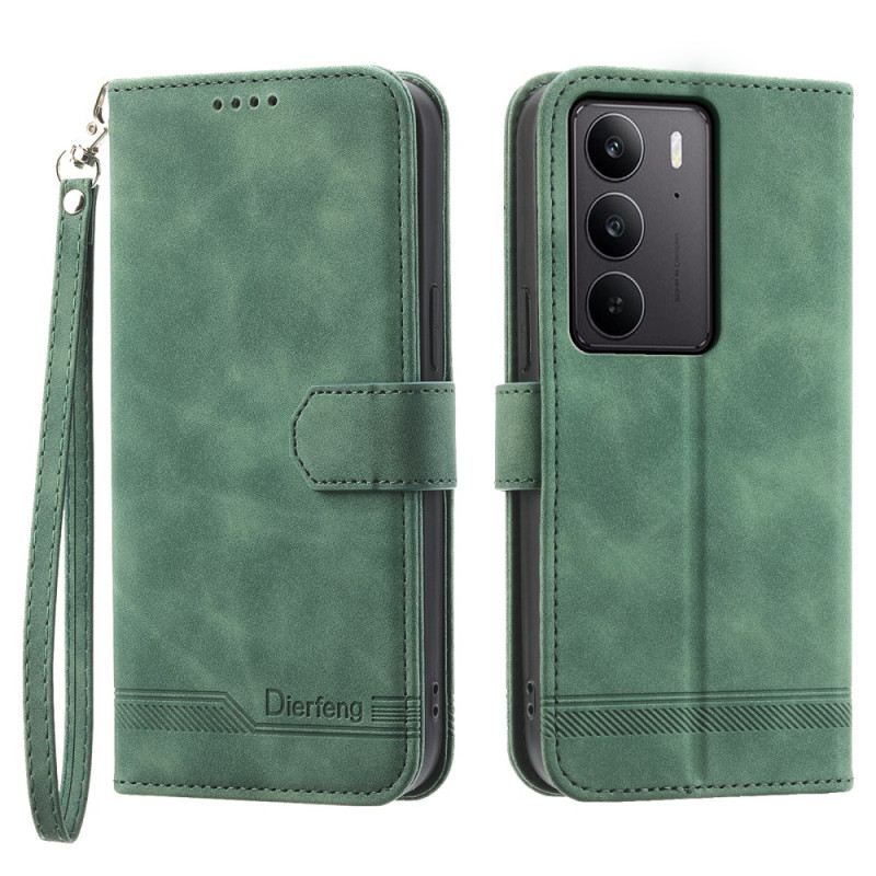 Lederhüllen Realme C75 Handyhülle Dierfeng