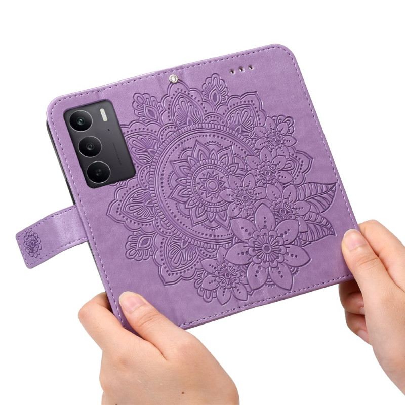 Lederhüllen Realme C75 Handyhülle Mandala-print