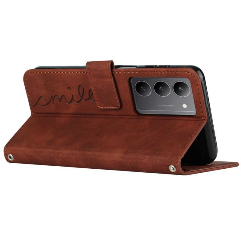 Lederhüllen Realme C75 Lächeln