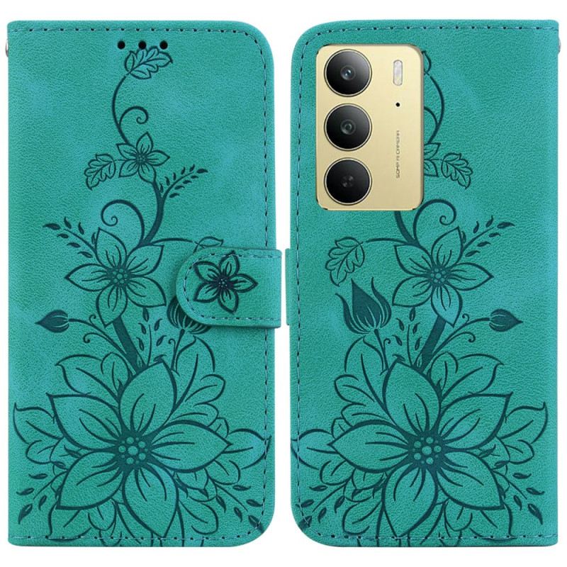 Lederhüllen Realme C75 Lilie