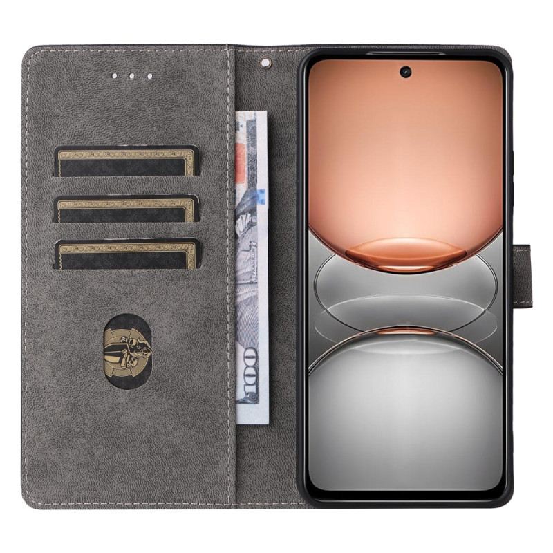 Lederhüllen Realme C75 Rfid-schutz In Wildlederoptik