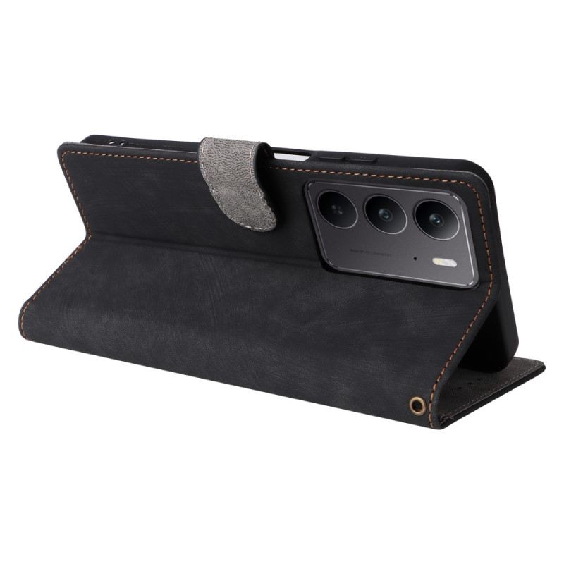 Lederhüllen Realme C75 Rfid-schutz In Wildlederoptik