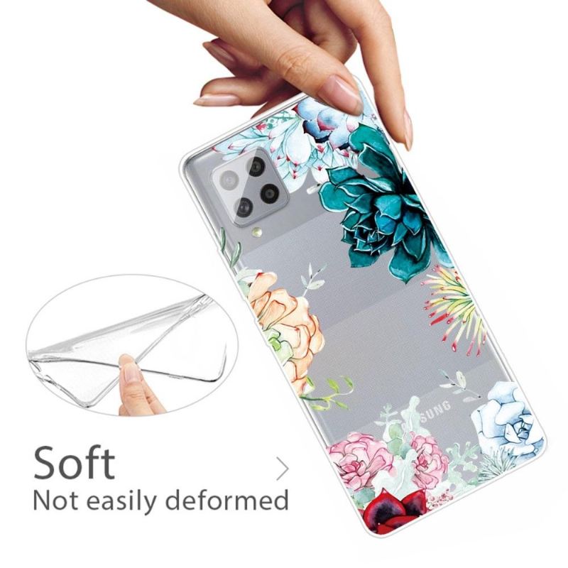 Hülle Für Samsung Galaxy A42 5G Vielzahl Von Blumen