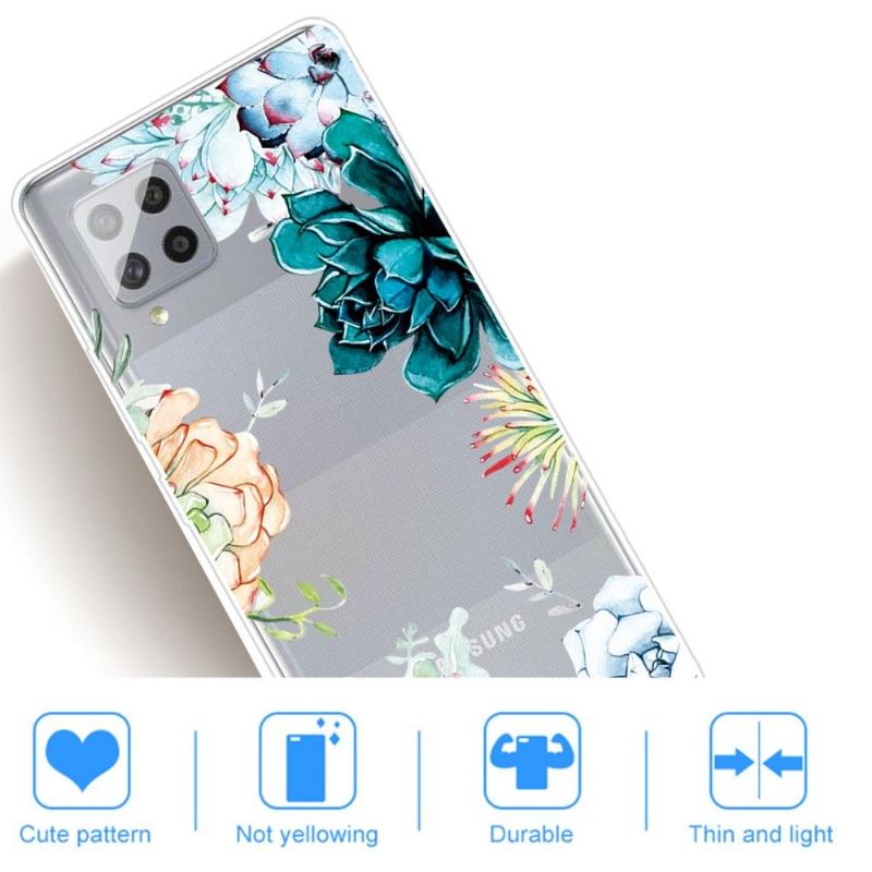 Hülle Für Samsung Galaxy A42 5G Vielzahl Von Blumen