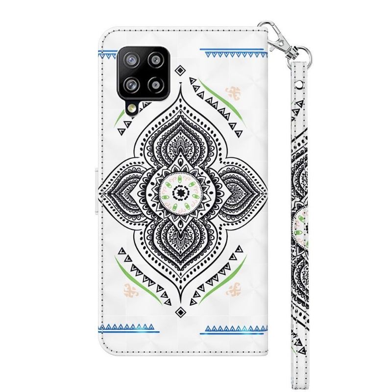 Lederhüllen Für Samsung Galaxy A42 5G Einzelnes Mandala