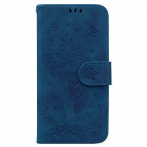 Lederhüllen Für Google Pixel 8 Pro Rosen Mit Riemen