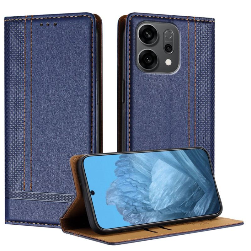 Flip Case Oppo Reno 14 5g Handyhülle Ziernähte