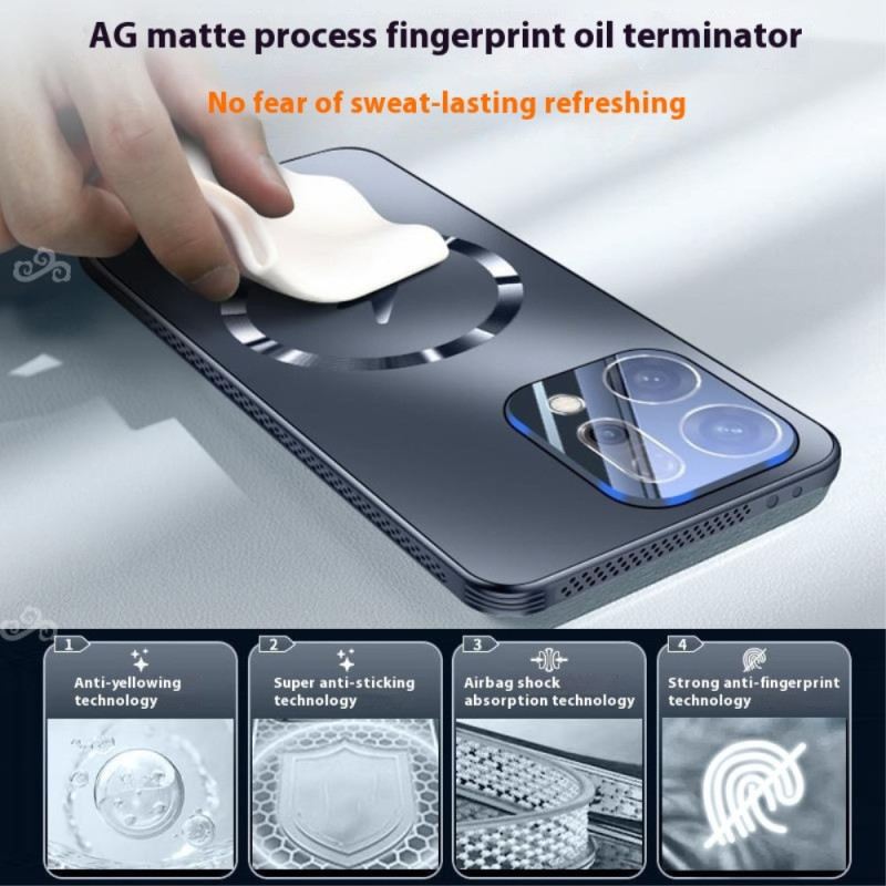 Hülle Für Oppo Reno 14 5g Magsafe-kompatibel Metalloptik