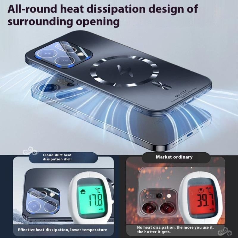 Hülle Für Oppo Reno 14 5g Magsafe-kompatibel Metalloptik