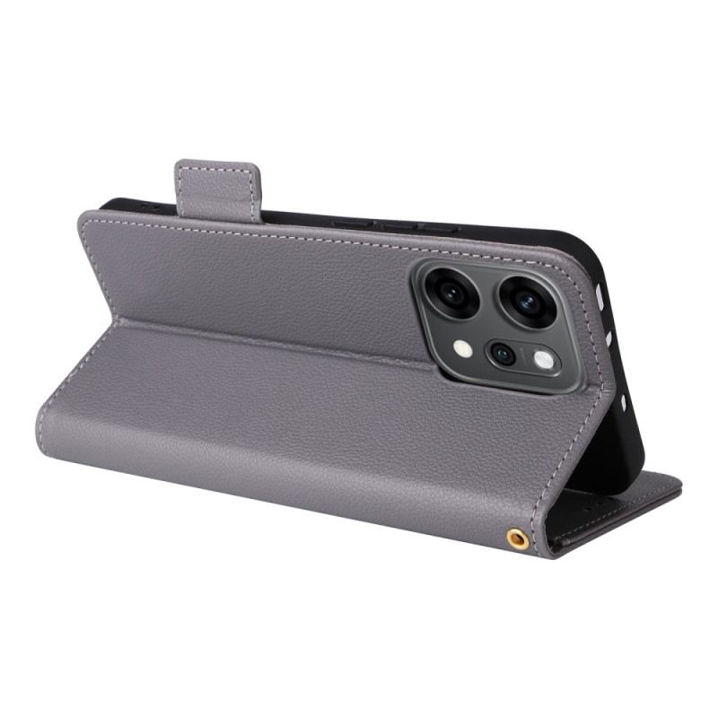 Lederhüllen Für Oppo Reno 14 5g Strukturiert Mit Riemen