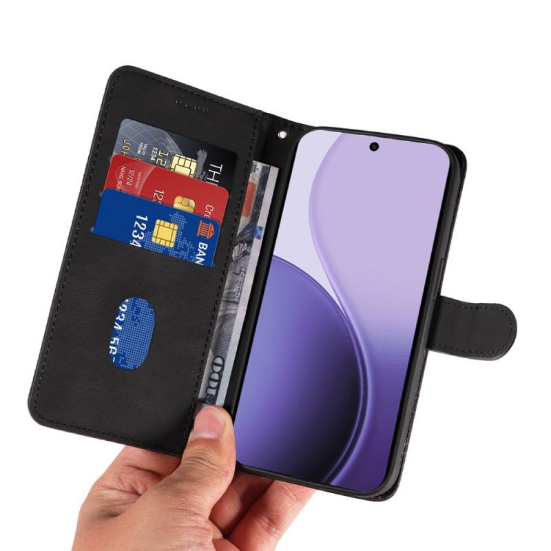 Lederhüllen Für Oppo Reno 14 5g Wellenmuster