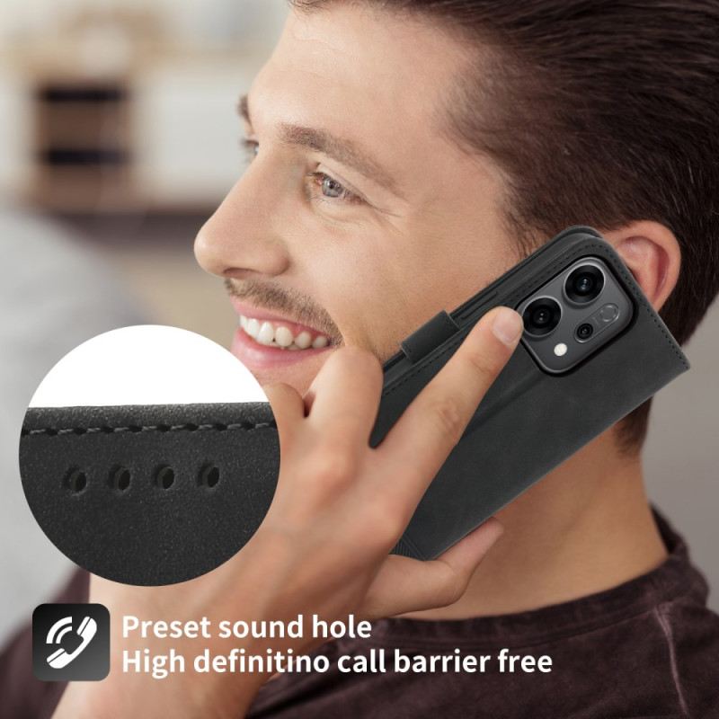 Lederhüllen Oppo Reno 14 5g Handyhülle Dierfeng