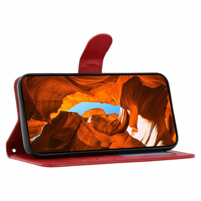 Lederhüllen Oppo Reno 14 5g Lederoptik Mit Riemen