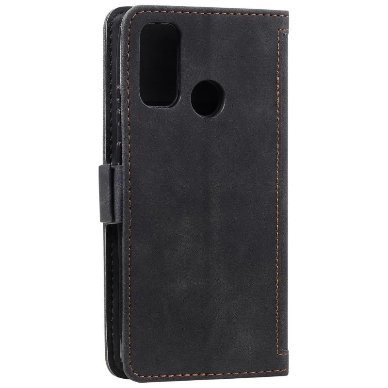 Flip Case Für Samsung Galaxy A21s Mit Kordel Vintage Kartenhalter