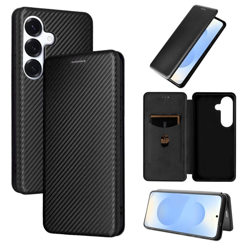 Flip Case Für Samsung Galaxy S26 Carbonfaser-optik
