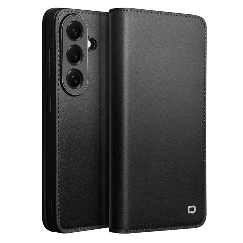 Flip Case Samsung Galaxy S26 Handyhülle Qialino Geldbörse Aus Mattem Leder