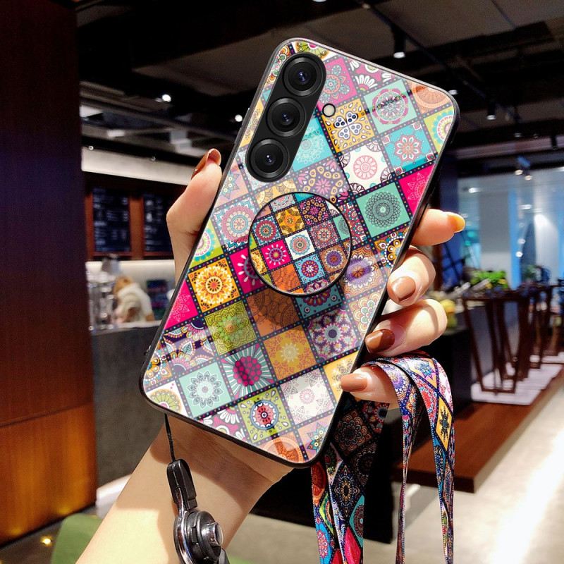 Hülle Für Samsung Galaxy S26 Patchwork-ständer Und -armband