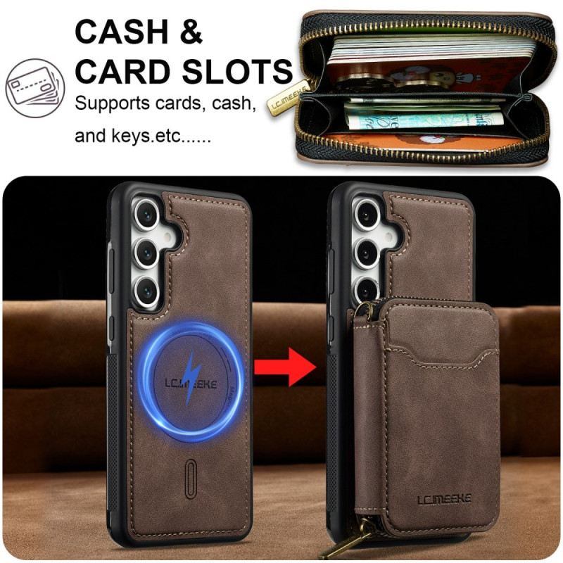 Hülle Samsung Galaxy S26 Abnehmbare Magnetgeldbörse Lc.imeeke