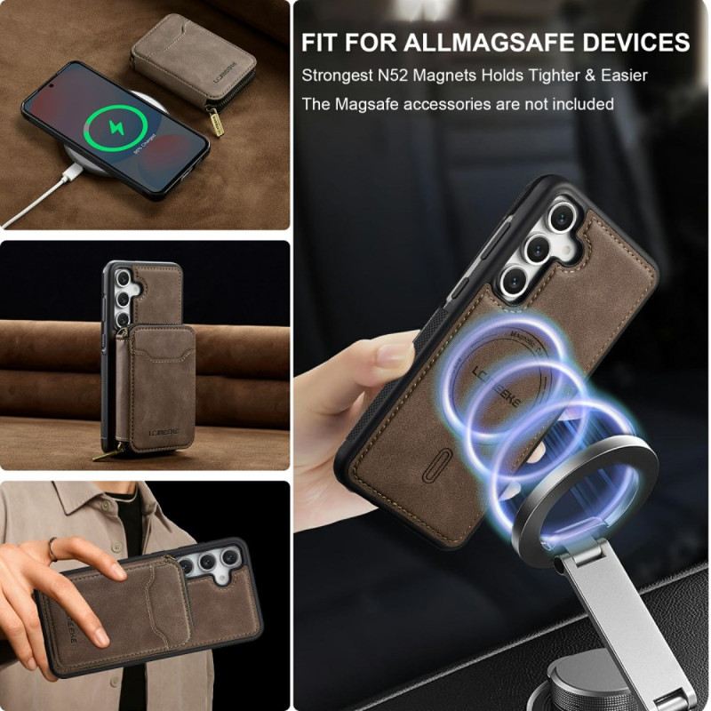 Hülle Samsung Galaxy S26 Abnehmbare Magnetgeldbörse Lc.imeeke