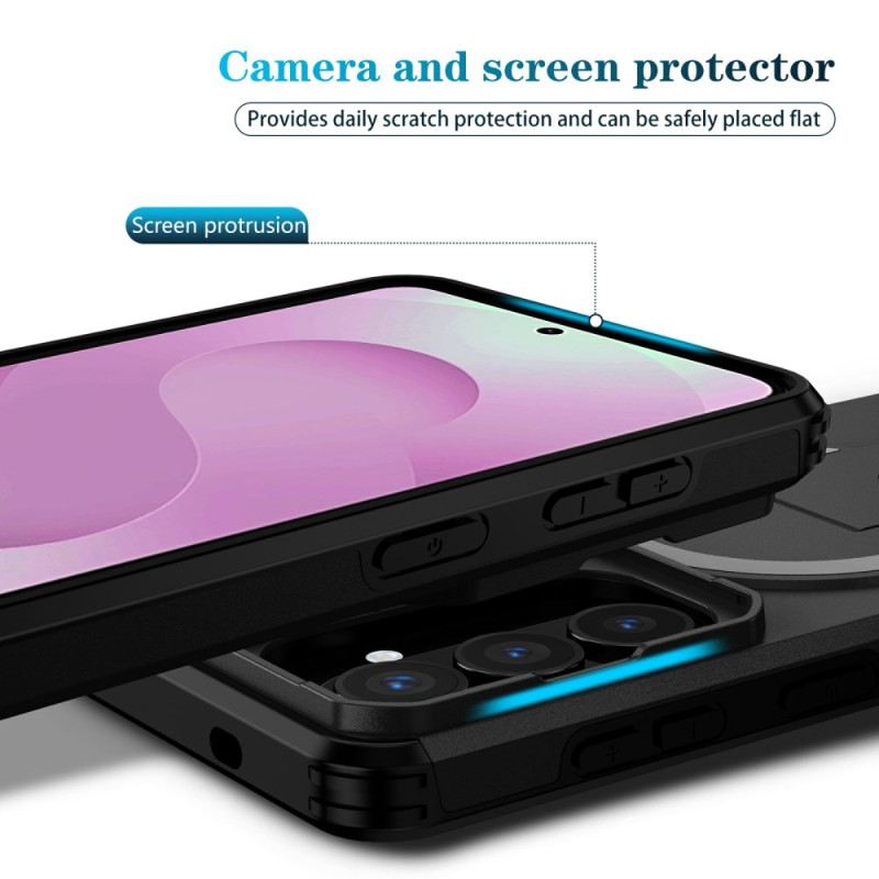 Hülle Samsung Galaxy S26 Ausziehbarer Magnetständer Und Kameraabdeckung