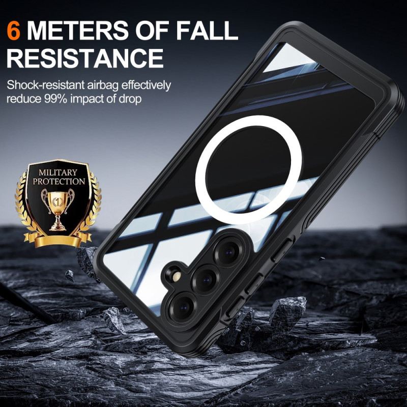 Hülle Samsung Galaxy S26 Magnetisch Mit Schutzfolie Aus Gehärtetem Glas