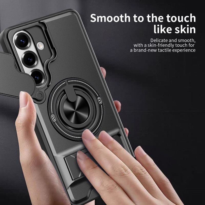 Hülle Samsung Galaxy S26 Magnetischer Faltbarer Ringhalter Und Kameraschutz