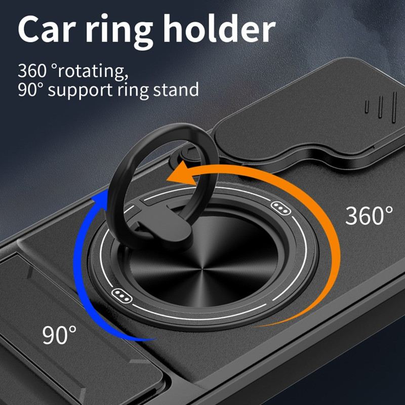 Hülle Samsung Galaxy S26 Magnetischer Faltbarer Ringhalter Und Kameraschutz