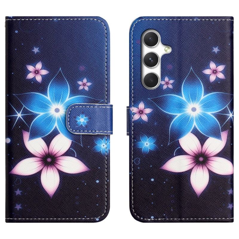 Lederhüllen Für Samsung Galaxy S26 Mondblumen