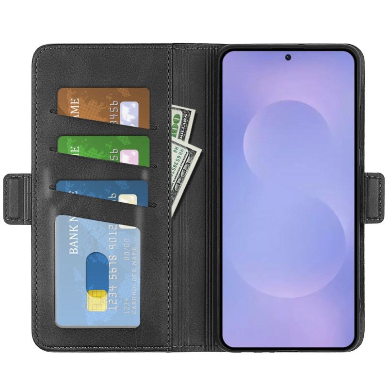 Lederhüllen Samsung Galaxy S26 Doppelverschluss