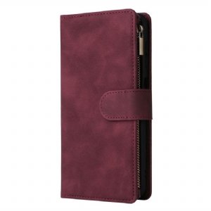 Lederhüllen Samsung Galaxy S26 Geldbörse Mit Reißverschluss In Wildlederoptik