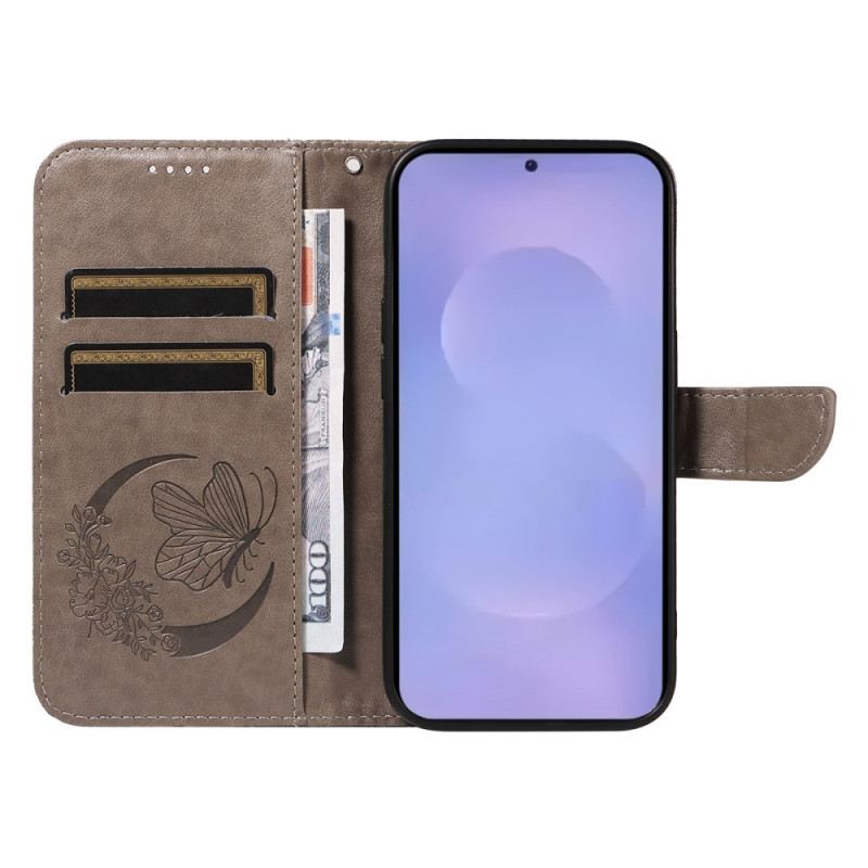 Lederhüllen Samsung Galaxy S26 Grafischer Schmetterling