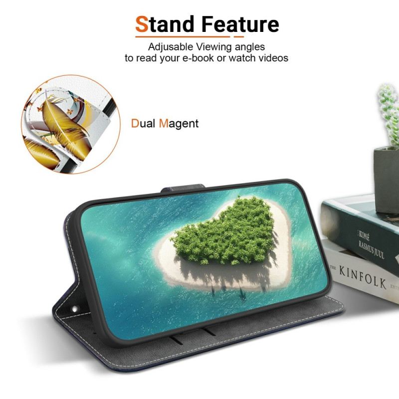 Lederhüllen Samsung Galaxy S26 Handyhülle Federn