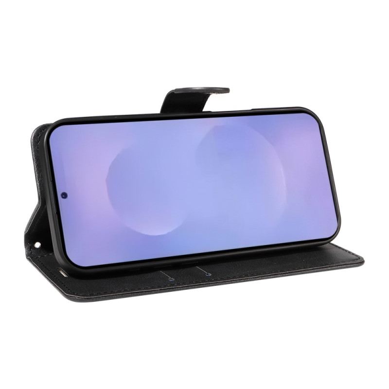 Lederhüllen Samsung Galaxy S26 Handyhülle Schlichtes Kunstleder