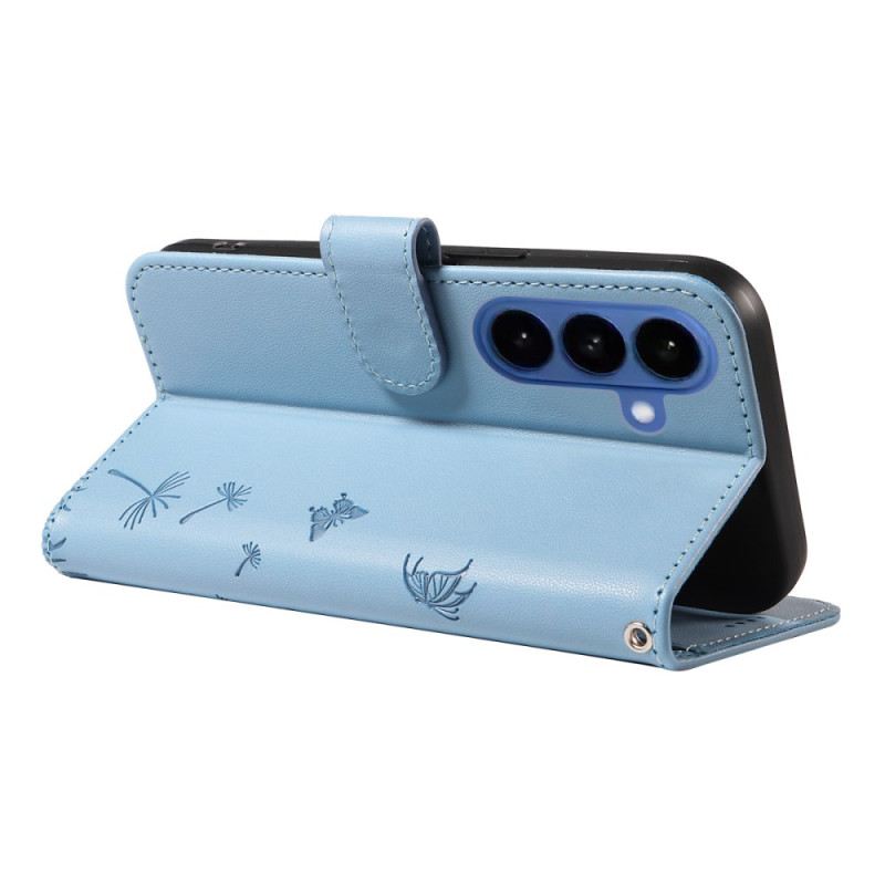 Lederhüllen Samsung Galaxy S26 Löwenzahn-riemen