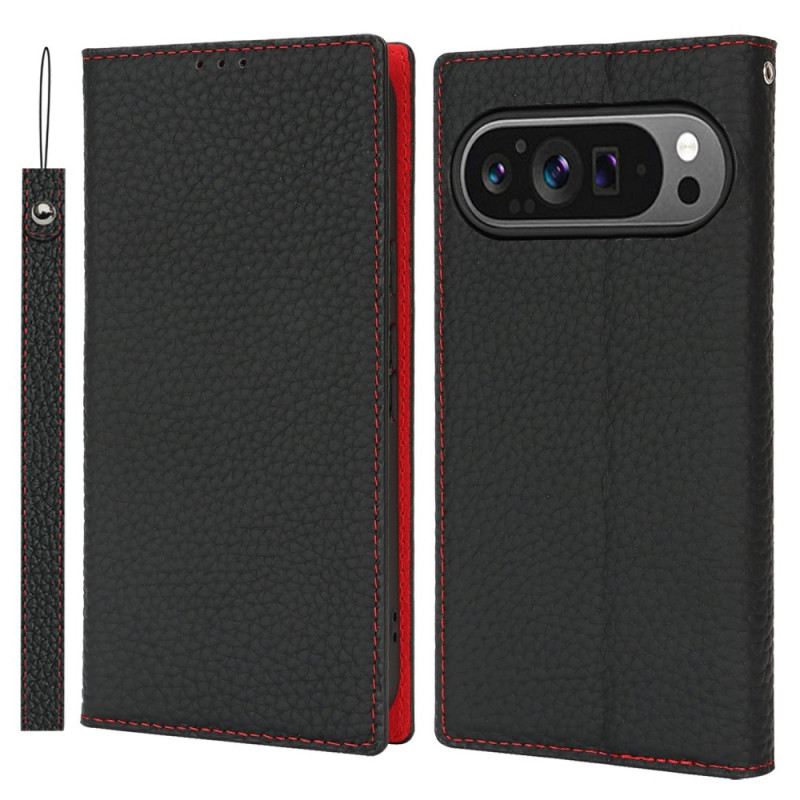 Flip Case Google Pixel 10 / 10 Pro Lederriemen Mit Struktur